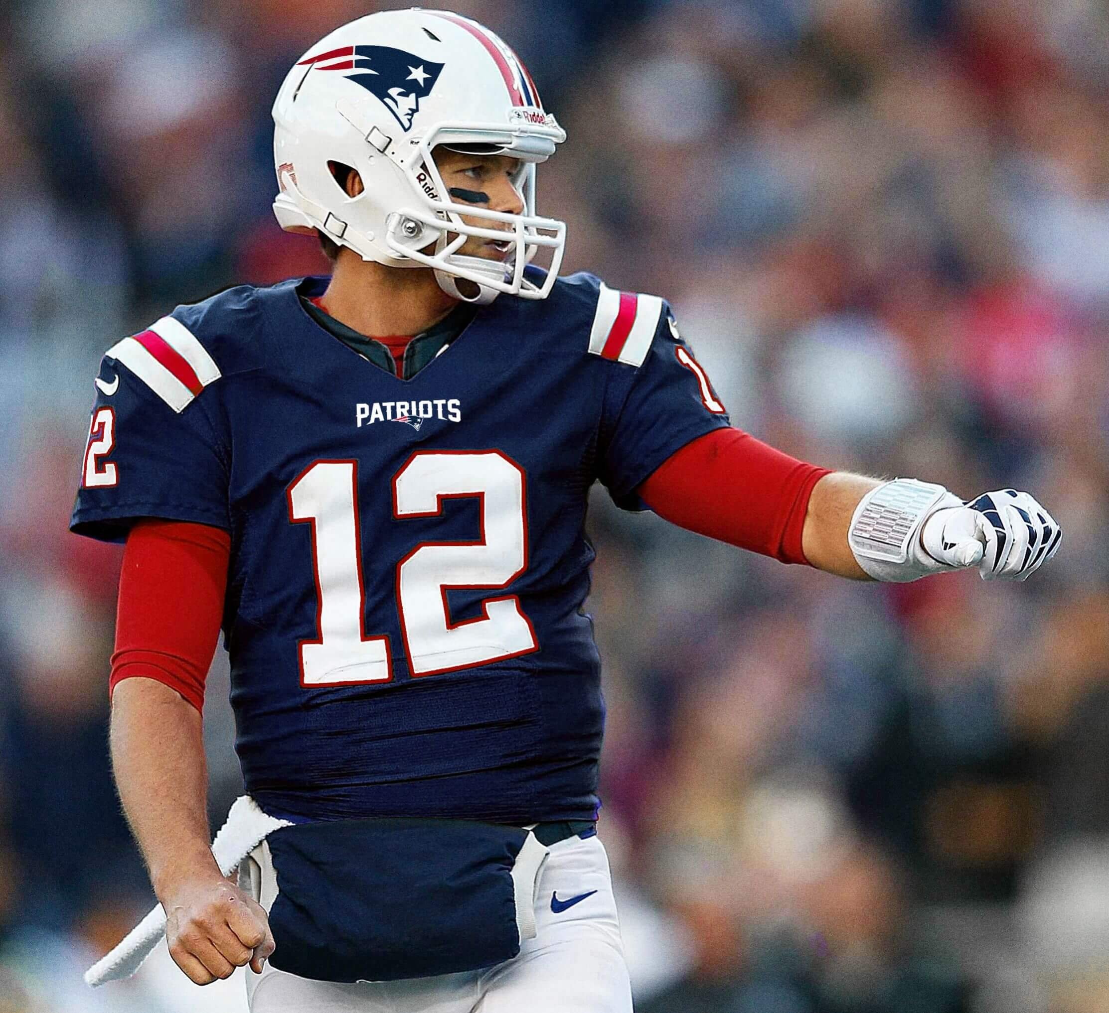 Tom Brady in NFL uniform