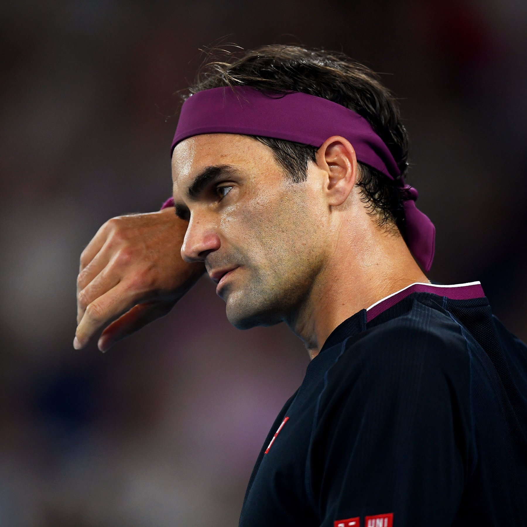 Calm under pressure - Federer seems to be in a world of his own during matches