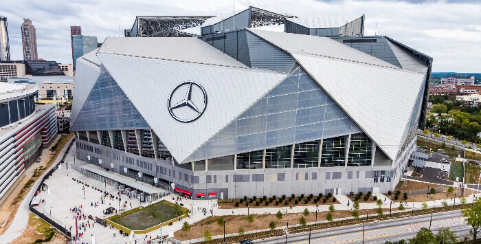 The Mercedes-Benz Stadium