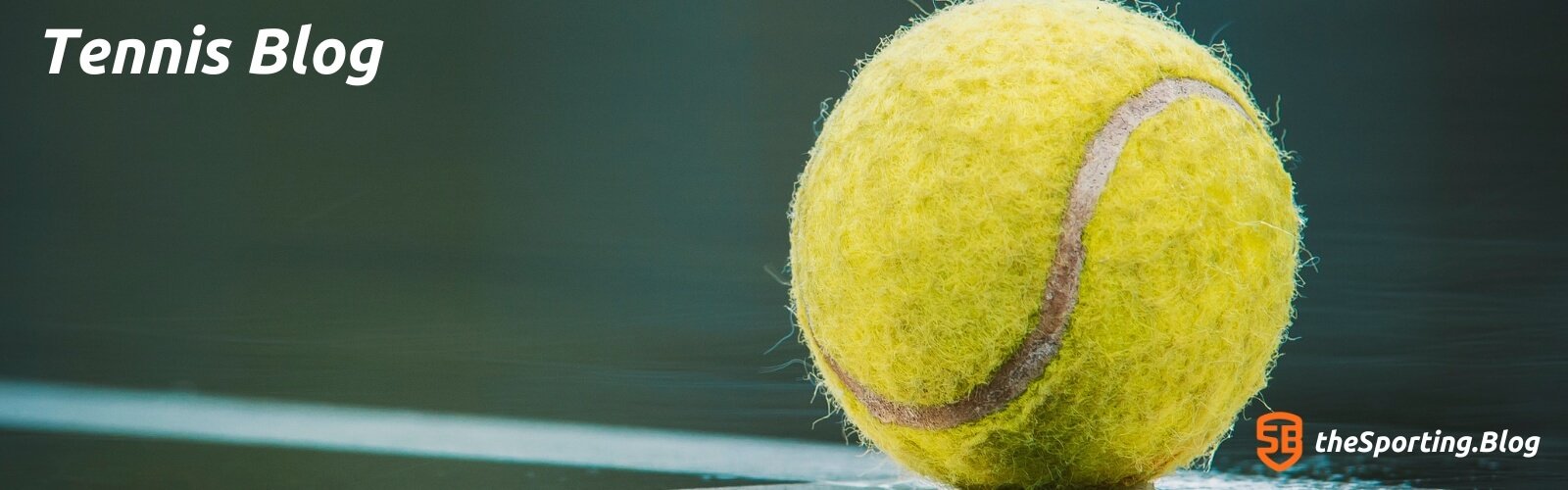 A tennis ball - helping show the fact that we have dedicated content on our tennis blog