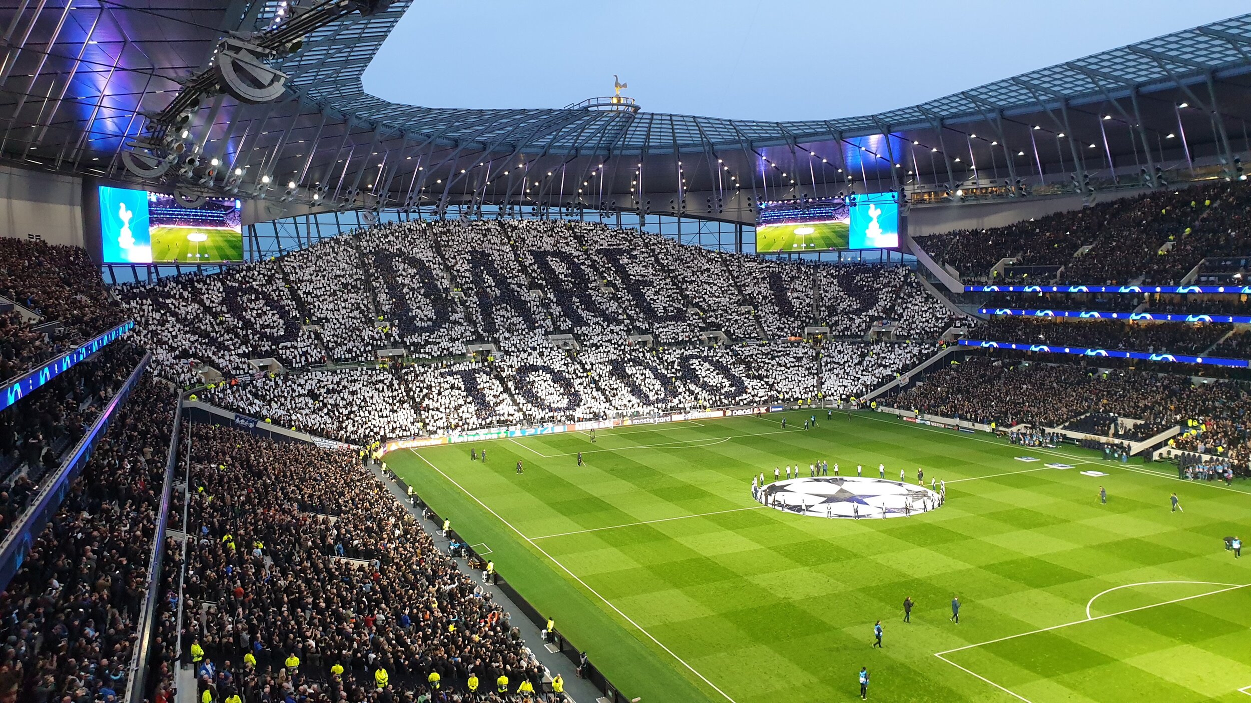The newest of the 180 stadiums in the UK - The Tottenham Hotspur Stadium